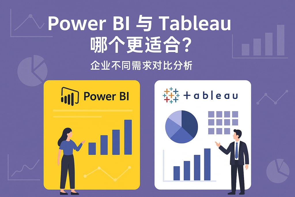 Power BI与Tableau谁更适合？企业不同需求对比分析